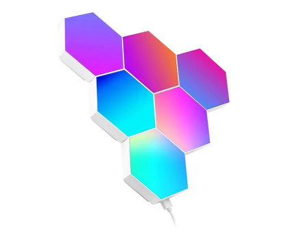 Inteligentne oświetlenie TRACER Sześciokątne lampy RGB Tracer Ambience - Smart Hexagon TRAOSW47256
